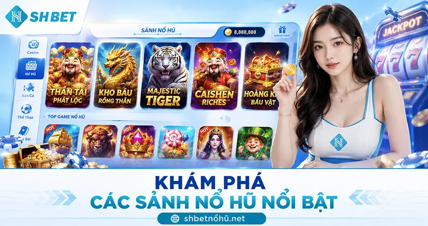 Khám Phá Các Sảnh Nổ Hũ Nổi Bật